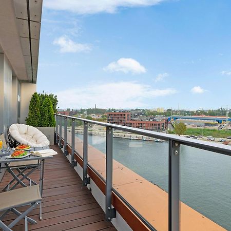 Brabank Riverside By Downtown Apartments Gdańsk Eksteriør bilde