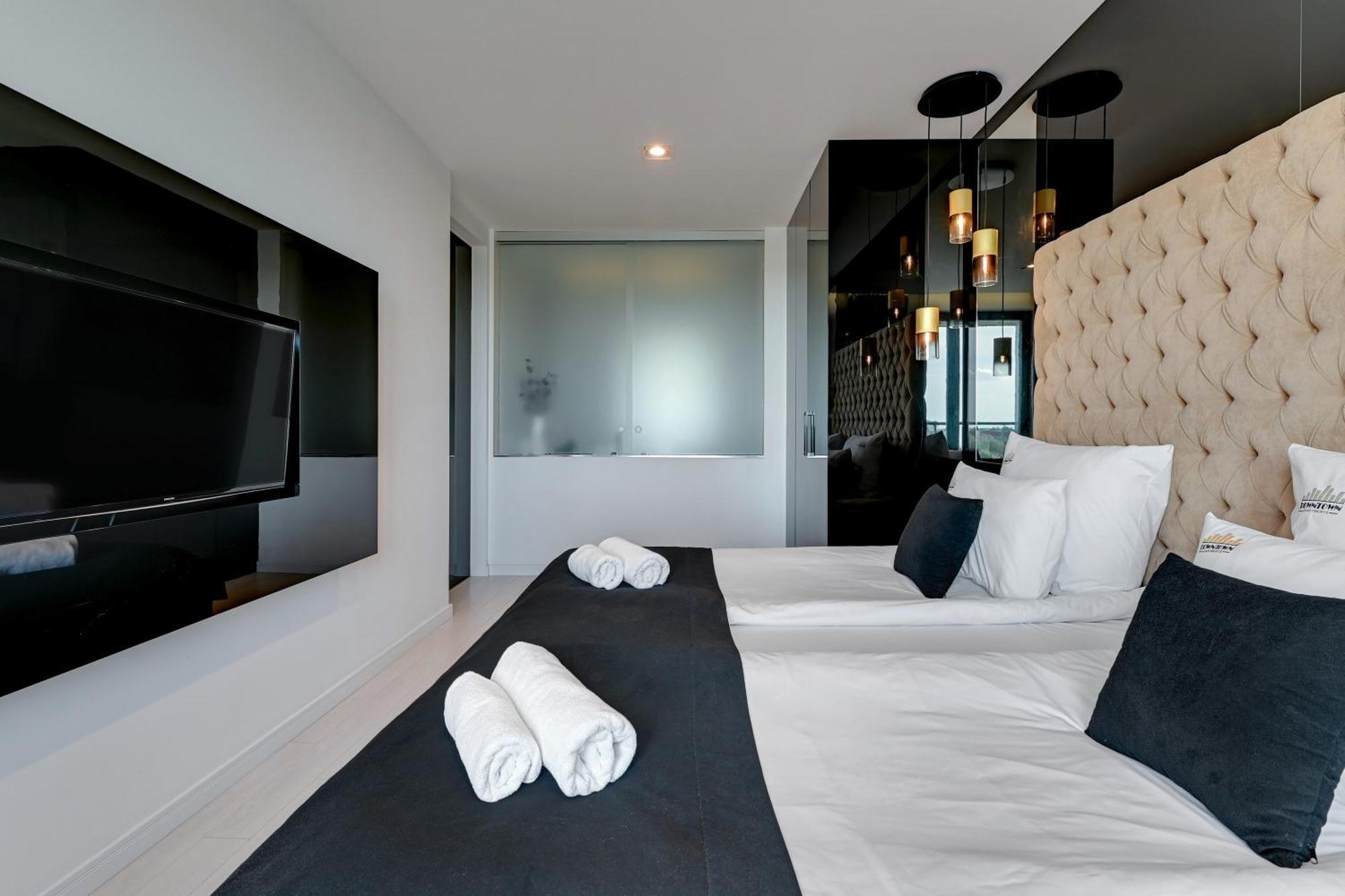 Brabank Riverside By Downtown Apartments Gdańsk Rom bilde