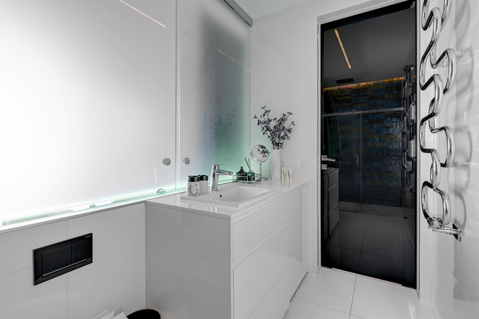 Brabank Riverside By Downtown Apartments Gdańsk Rom bilde